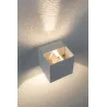 Kit Spot en saillie spécial Cybo LED 2x3W 230 V IP65 carré 80x80 mm...