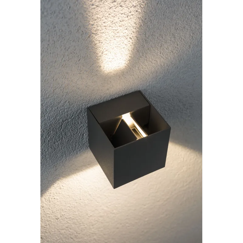 Kit Spot en saillie spécial Cybo LED 2x3W 230 V IP65 carré 80x80 mm...