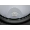 Applique 230V Cone Wall Dét mouvement IP44 15W 3000K plastique gris...