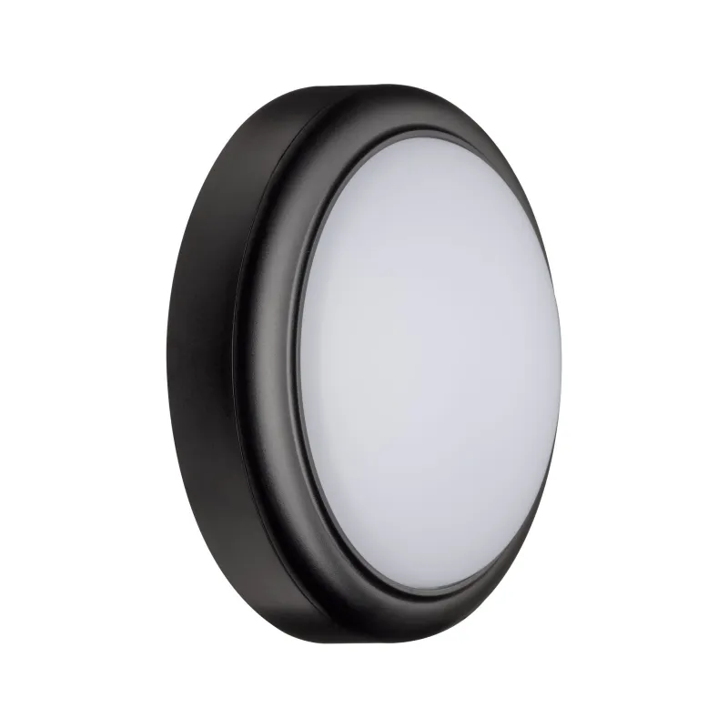 Applique 230V Cone Wall IP44 15W 3000K plastique gris - Pas cher