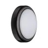 Applique 230V Cone Wall IP44 15W 3000K plastique gris - Pas cher