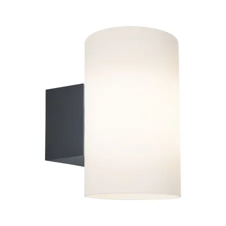 Applique 230V Cone Wall Tube IP54 E27 max 15W anthracite plastique ...