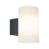 Applique 230V Cone Wall Tube IP54 E27 max 15W anthracite plastique ...