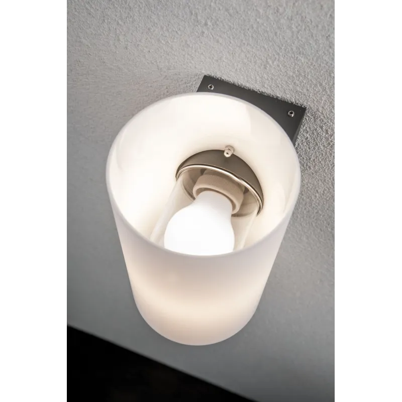 Applique 230V Cone Wall Tube IP54 E27 max 15W anthracite plastique ...