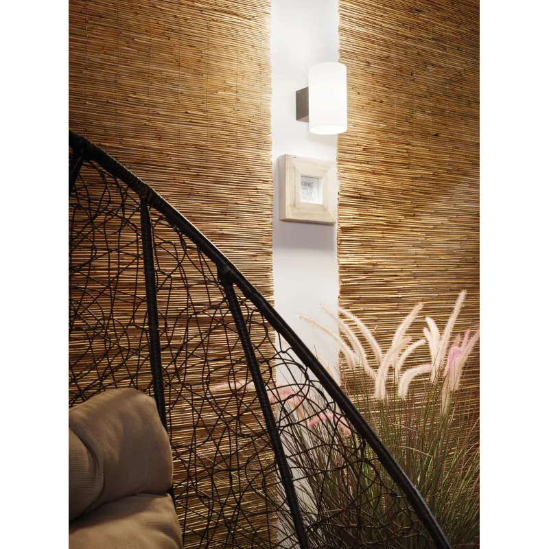 Applique 230V Cone Wall Tube IP54 E27 max 15W anthracite plastique ...