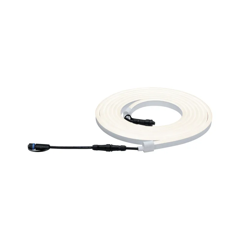 5m Néon exterieur. flexible pleug&play S IP67 3000K 24V