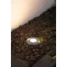 Luminaire encastré dans le sol Plug & Shine Floor Mini IP65 3000K 2,5W 24V argent