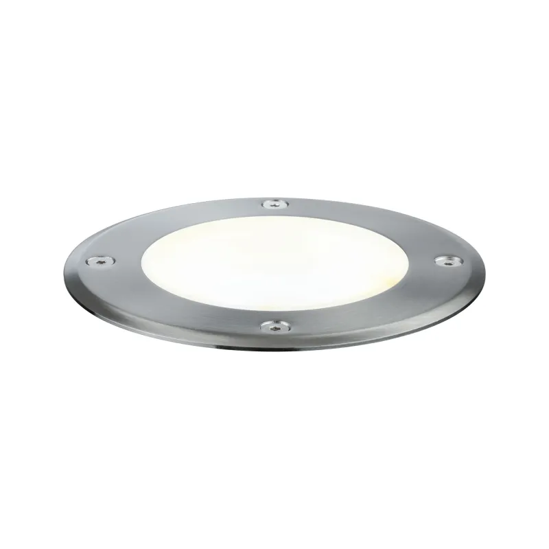 Luminaire encastré dans le sol Plug & Shine IP67 3000K 20° 6W 24V argent orientable