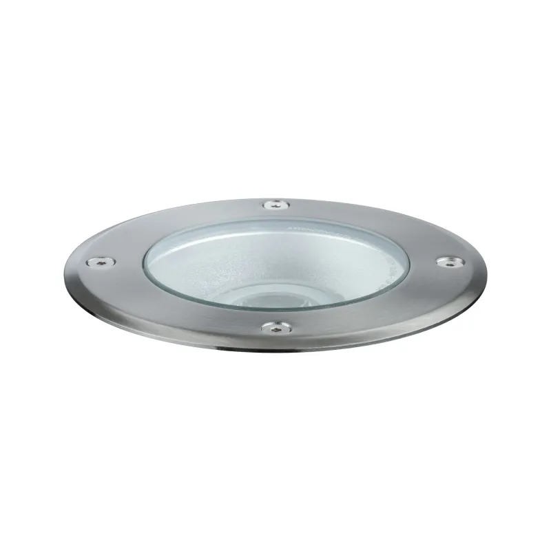 Luminaire encastré dans le sol Plug & Shine IP67 3000K 20° 6W 24V argent orientable