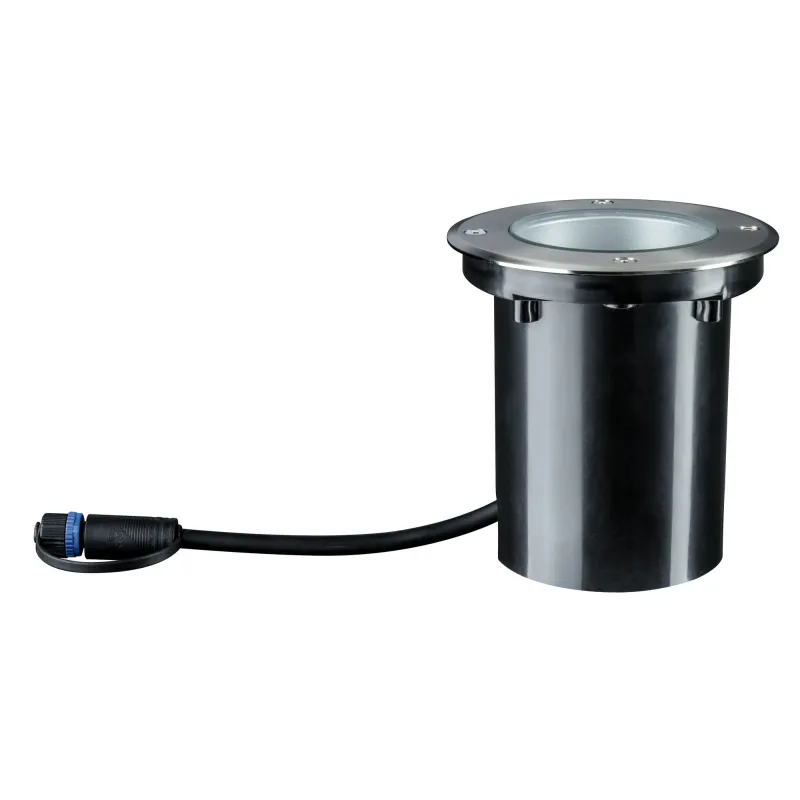 Luminaire encastré dans le sol Plug & Shine IP67 3000K 20° 6W 24V argent orientable