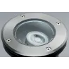 Luminaire encastré dans le sol Plug & Shine IP67 3000K 20° 6W 24V argent orientable