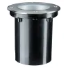 Luminaire encastré dans le sol Plug & Shine IP67 3000K 38° 6W 24V argent orientable