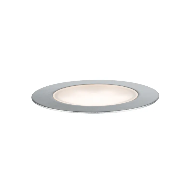 Luminaire encastré dans le sol Plug & Shine Floor Eco IP65 3000K 1W 24V argent