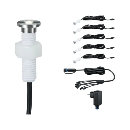 Kit encastr Plug&Shine ext. MicroPenPro 5x0,22W IP67 3000K avec Dri...