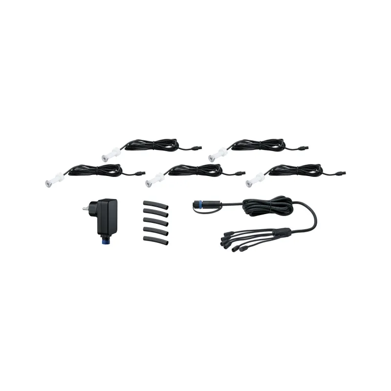 Kit encastr Plug&Shine ext. MicroPenPro 5x0,22W IP67 3000K avec Dri...