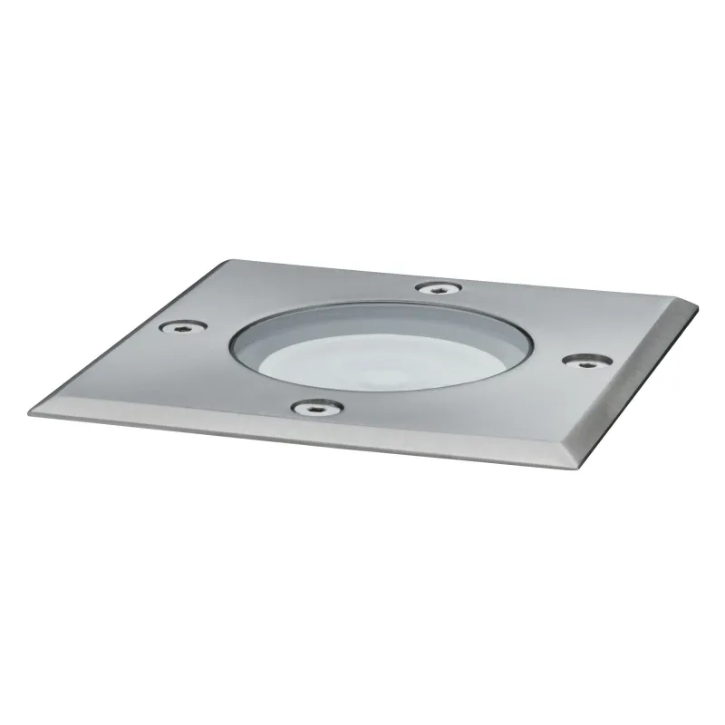 Kit encastrés spéc. sol carré IP67 GU10 3,5 W 230 V 108x108 mm acie...