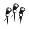 Garden Spot Special Line IP65 GU10 3x3,5W 230V 3000K noir alu - Pas...