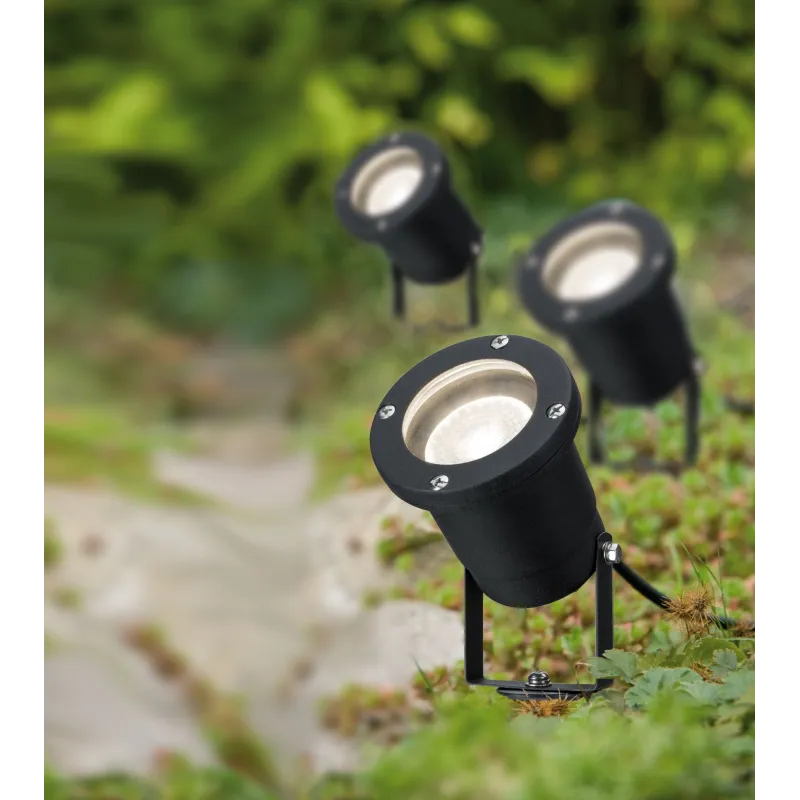 Garden Spot Special Line IP65 GU10 3x3,5W 230V 3000K noir alu - Pas...