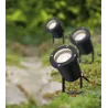Garden Spot Special Line IP65 GU10 3x3,5W 230V 3000K noir alu - Pas...