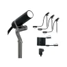 kit Spot piquet exterieur pleug&play plastique planter 3000K 3x2,5W 24V 40° Anthracite aluminium