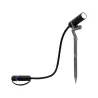 kit 3 Spot piquet exterieur pleug&play plastique 3000K 3x2,5W 24V 40° Anthracite aluminium