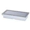 encastré de sol solaire rectangulaire IP67 led 200x100mm detecteur de mouvement