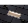 encastré de sol solaire rectangulaire IP67 led 200x100mm detecteur de mouvement
