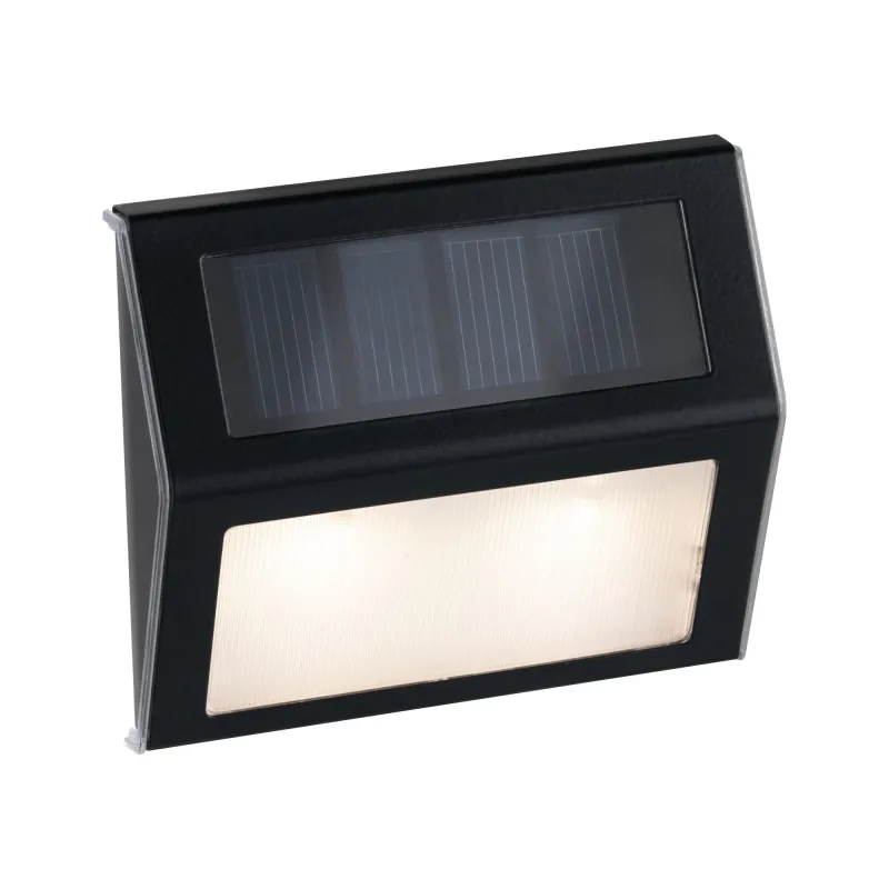 Applique solaire exterieur avec capteur crepusculaire ip44 3000K metal plastique gris