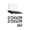 applique solaire detecteur mouvement numéro maison IP44 LED 3000k 