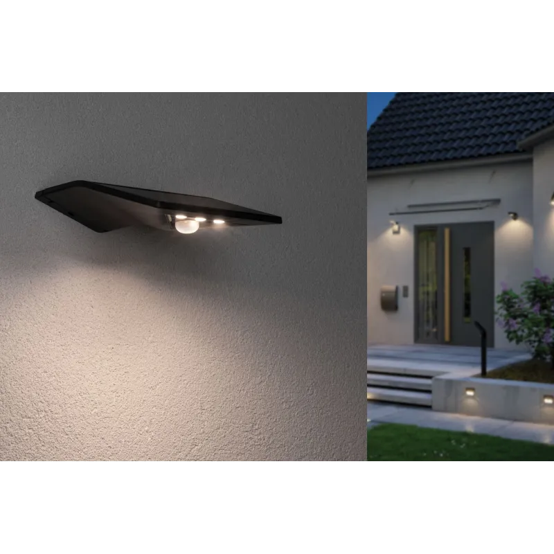 Applique solaire detecteur mouvement anacite ip44 3000K 145lm