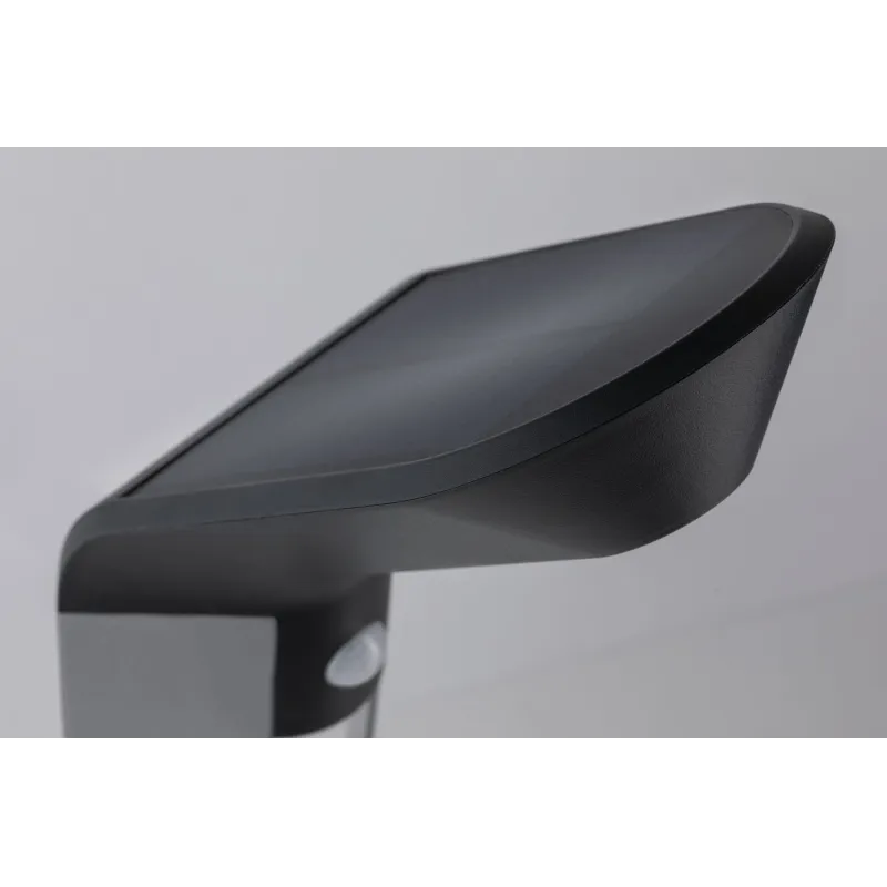 borne balise potelet solaire 80cm detecteur de mouvement 3000k 150lm