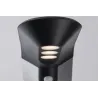 borne balise potelet solaire 80cm detecteur de mouvement 3000k 150lm