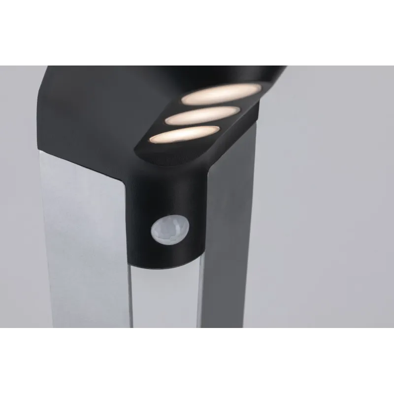 Borne solaire SOLEY 100 lm détecteur de mouvement IP44 anthracite