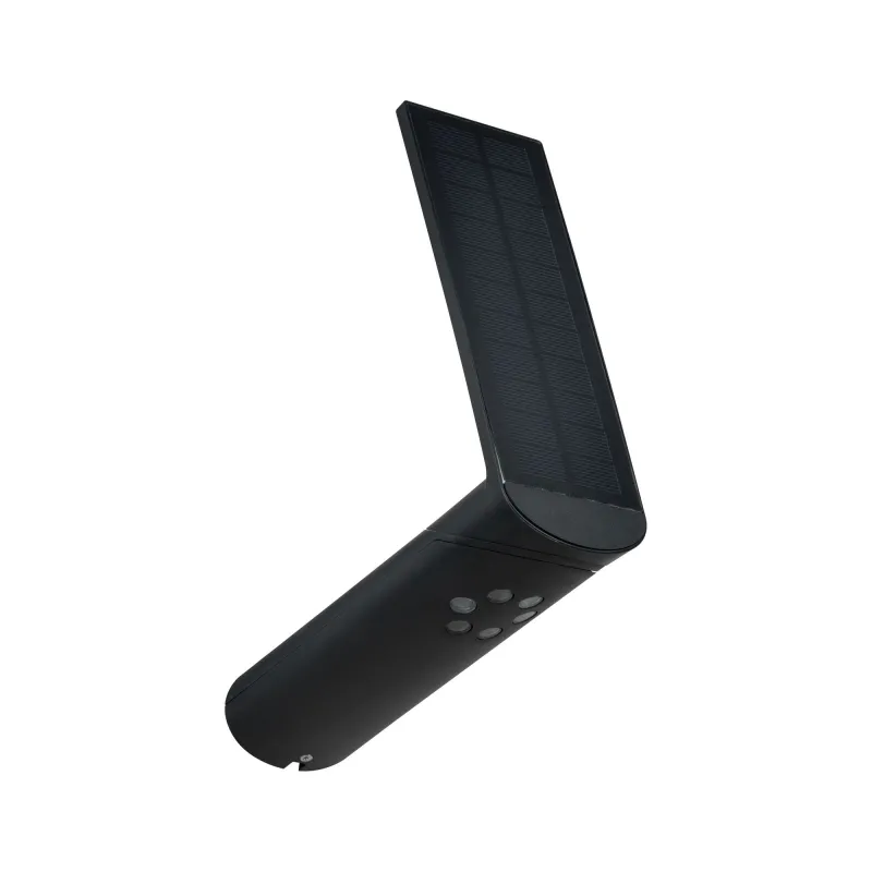 applique solaire détecteur mouvement anthracite  ip44 3000K 115 lumens