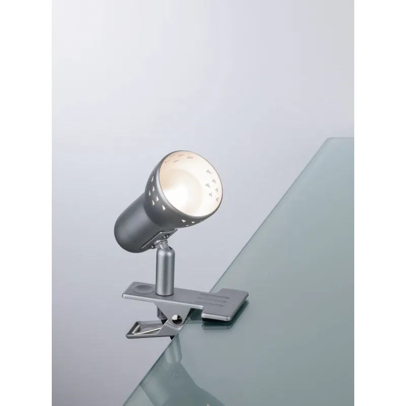 Assistent Gryps Spot pince max.1x40W E14 Acier brossé 230V Métal/Matière plastique.