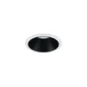 Encastrés LED Cole 3x6,5W Blanc/Noir mat gradable 3 niv. 2700K Bl. chaud 