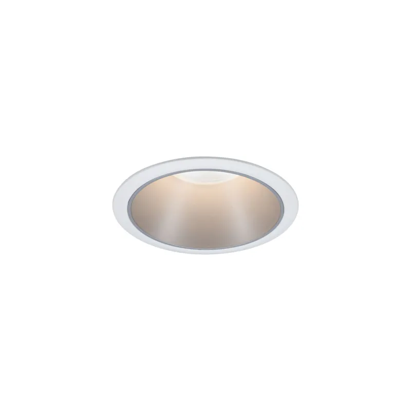 Encastrés LED ip44 Cole 3x6,5W Blanc/Argent mat gradable 3 niv. 2700K Bl. chaud