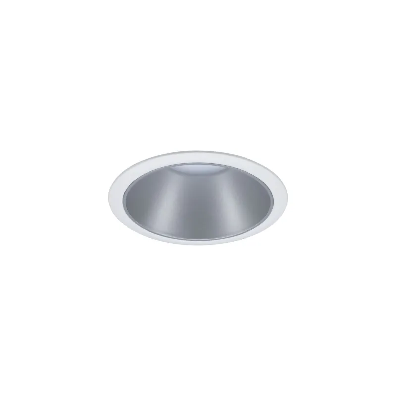 Encastrés LED ip44 Cole 3x6,5W Blanc/Argent mat gradable 3 niv. 2700K Bl. chaud