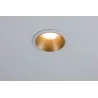 Encastrés LED ip44 Cole 3x6,5W Blanc/Doré mat gradable 3 niv. 2700K Bl. chaud
