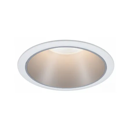 Encastrés LED ip44 Cole 6,5W Blanc/Argent mat gradable 3 niv. 2700K Bl. chaud