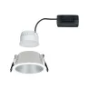 Encastrés LED ip44 Cole 6,5W Blanc/Argent mat gradable 3 niv. 2700K Bl. chaud