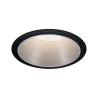 Encastrés LED ip44 Cole 6,5W Noir/Argent mat gradable 3 niv. 2700K Bl. chaud