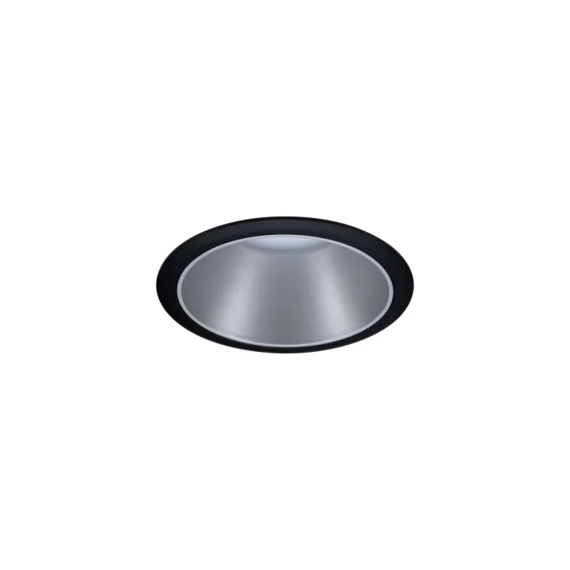 Encastrés LED ip44 Cole 3x6,5W Noir/Argent mat gradable 3 niv. 2700K Bl. chaud