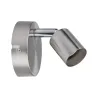 applique spot patere Projecteur Carolina 1xGU10 Nickel mat sans ampoule