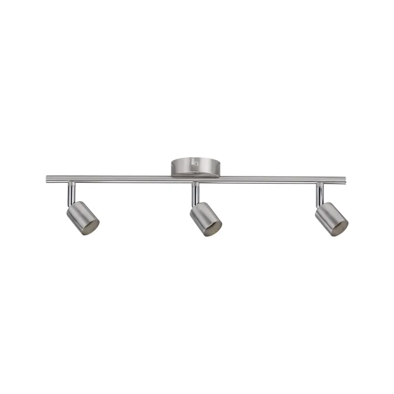 applique spot patere Projecteur Carolina 3xGU10 Nickel mat sans ampoules