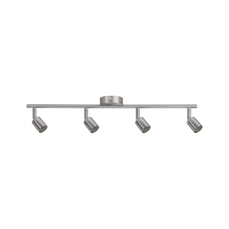 applique spot patere Projecteur Carolina 4xGU10 Nickel mat sans ampoules