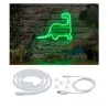 Strip USB Neon Colorflex vert 1m 4,5W 5V Plastique Vert/Blanc