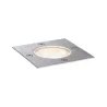 Luminaire encastré dans le sol Plug & Shine carré IP65 3000K 4W 24 V Argent 