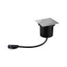 Luminaire encastré dans le sol Plug & Shine carré IP65 3000K 4W 24 V Argent 