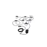 Guirlande Plug & Shine IP44 3000K 24 V avec 7 ampoules